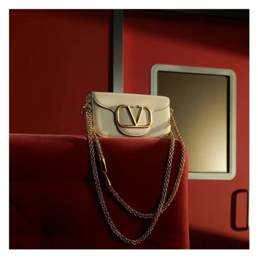 ❤발렌티노 가라바니 로코 카프스킨 스몰 숄더 백 - Valentino Womens White Shoulder Bag - val359x