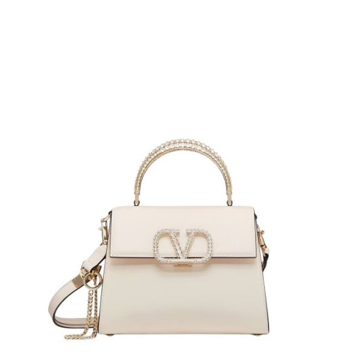 ❤발렌티노 가라바니 브이슬링 핸드백 카프스킨 - Valentino Womens White Cross Bag - val365x