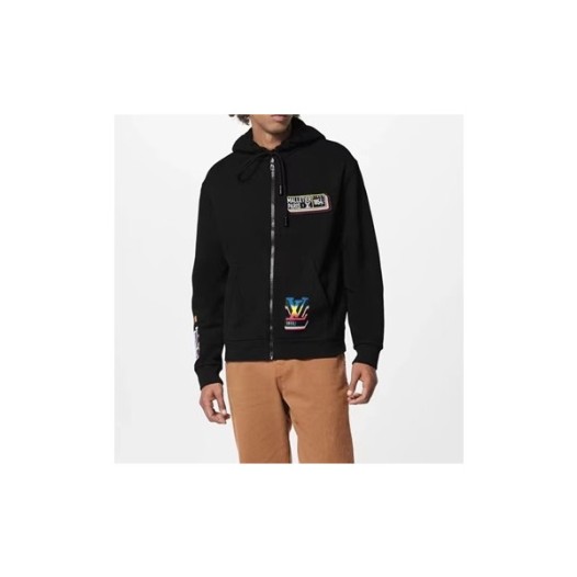 ❤루이비통 남성 블랙 후드티 - Louis vuitton Mens Black Hoodie - lv287x