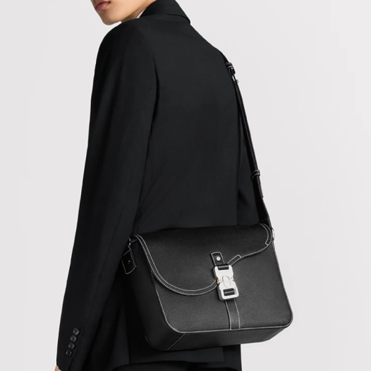 ★디올 남성 새들 미디엄 플랩 스트랩백 - Dior Mens Saddle Medium Flap Strap Bag