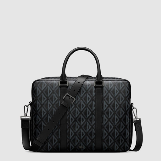 ★디올 남성 지퍼 브리프케이스 - Dior Mens Zipped Briefcase