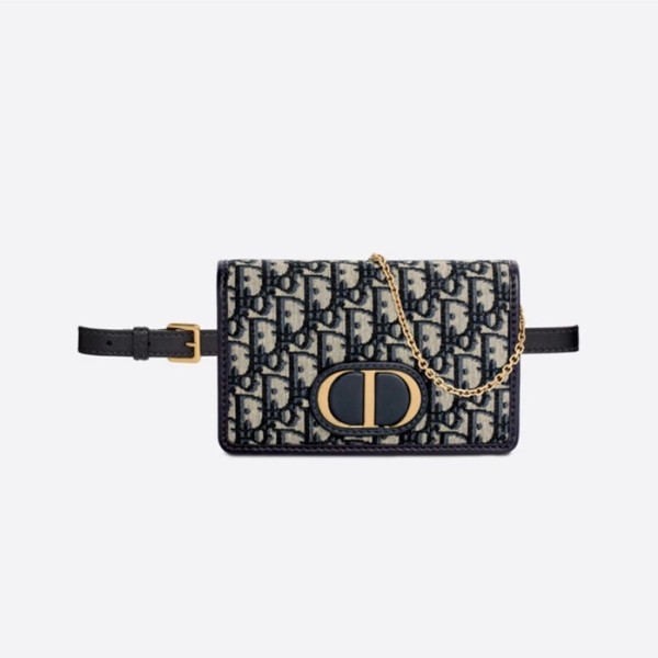 ❤디올 여성 오블리크 네이비 힙색 - Dior Womens Navy Hip Sack - di233x
