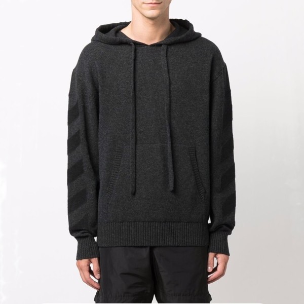 ❤오프화이트 남성 블랙 후드티 - Off-white Mens Black Hoodie - of14x