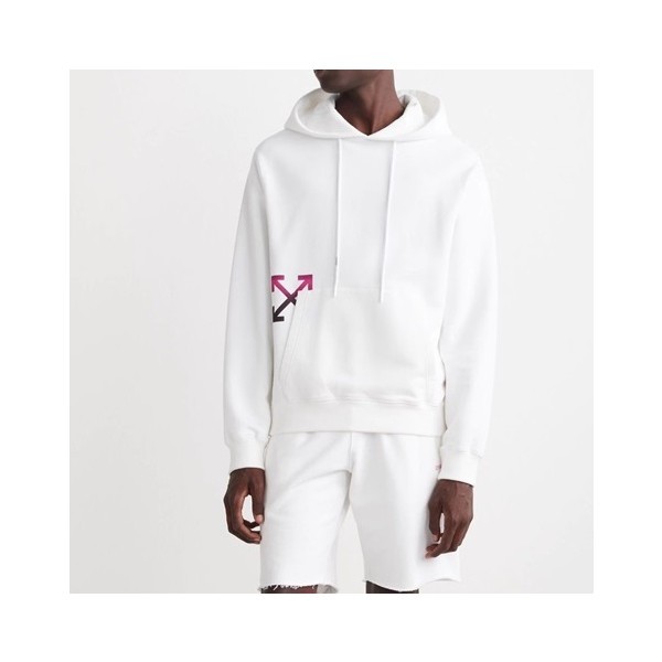 ❤오프화이트 남성 화이트 후드티 - Off-white Mens White Hoodie - of19x