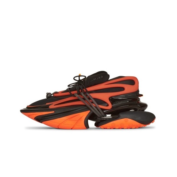 ❤발망 남/녀 트렌디 오렌지 운동화 - Balmain Unisex Orange Training Shoes - bam211x