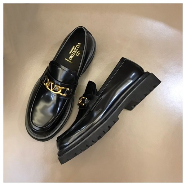 ❤발렌티노 남성 블랙 로퍼 - Valentino Mens Black Loafer - val394x