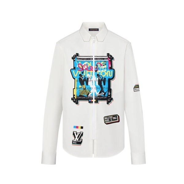 ❤루이비통 남성 화이트 셔츠 - Louis vuitton Mens White Tshirts - lv424x