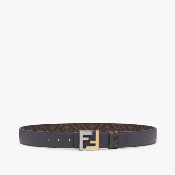 ❤펜디 남성 시그니처 양면 그레이 벨트 - Fendi Mens Gray Belts - fe52x