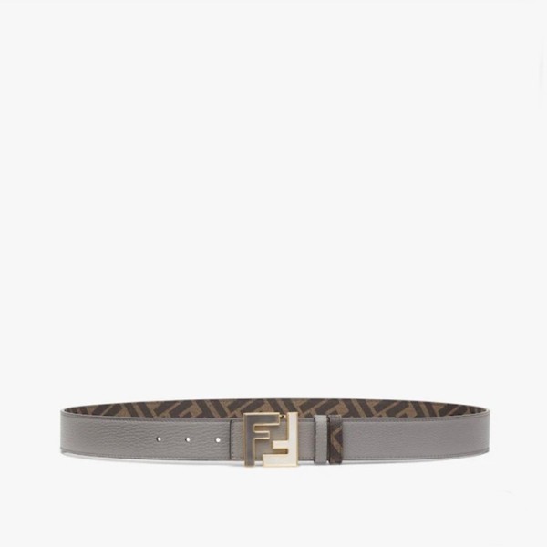 ❤펜디 남성 시그니처 양면 그레이 벨트 - Fendi Mens Gray Belts - fe53x