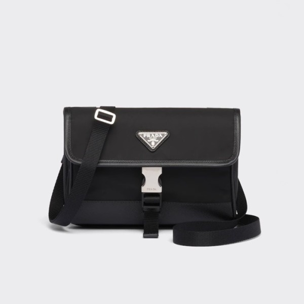 ❤프라다 남성 블랙 플랩백 - Prada Mens Black Cross Bag - pr301x