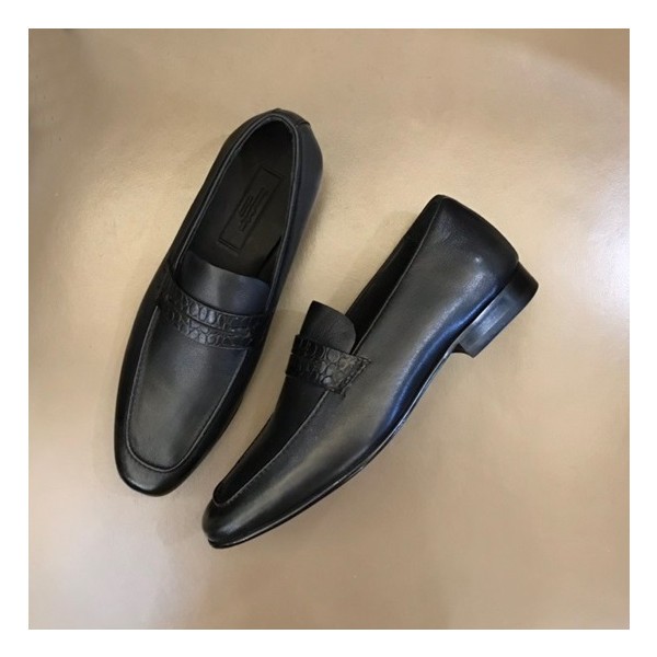 ❤에르메네질도 제냐 남성 블랙 로퍼 - Ermenegildo Zegna Mens Black Loafer - ze51x