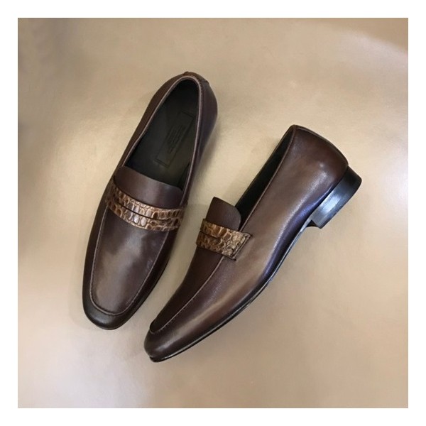 ❤에르메네질도 제냐 남성 브라운 로퍼 - Ermenegildo Zegna Mens Brown Loafer - ze52x