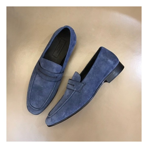 ❤에르메네질도 제냐 남성 블루 로퍼 - Ermenegildo Zegna Mens Blue Loafer - ze53x