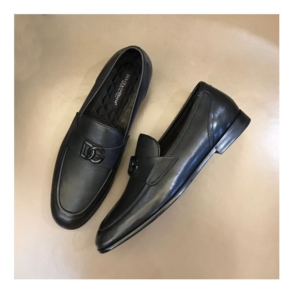 ❤돌체앤가바나 남성 블랙 로퍼 - Dolce&Gabbana Mens Black Loafer - dol408x