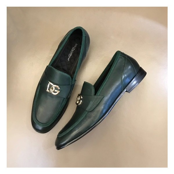 ❤돌체앤가바나 남성 그린 로퍼 - Dolce&Gabbana Mens Green Loafer - dol410x
