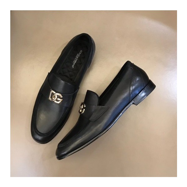❤돌체앤가바나 남성 블랙 로퍼 - Dolce&Gabbana Mens Black Loafer - dol411x
