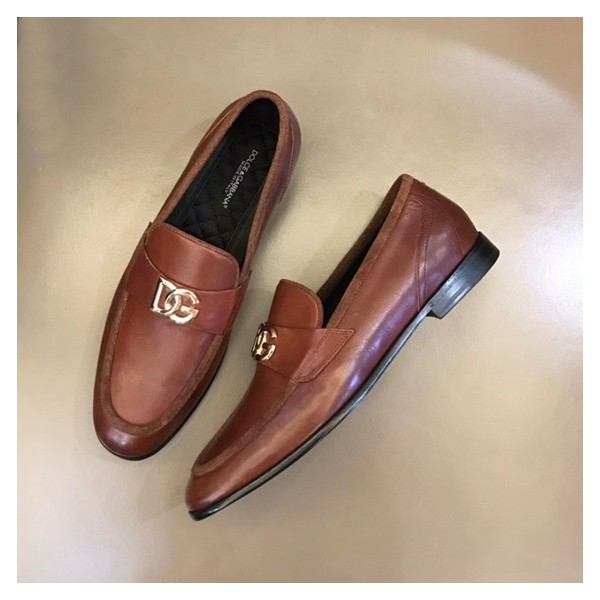 ❤돌체앤가바나 남성 브라운 로퍼 - Dolce&Gabbana Mens Brown Loafer - dol412x