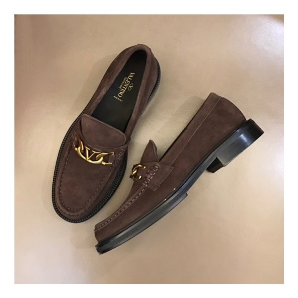 ❤발렌티노 남성 브라운 로퍼 - Valentino Mens Brown Loafer - val404x
