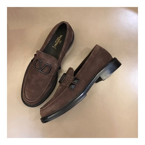 ❤발렌티노 남성 브라운 로퍼 - Valentino Mens Brown Loafer - val405x