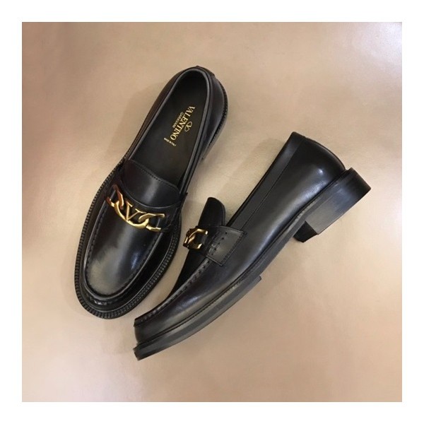 ❤발렌티노 남성 블랙 로퍼 - Valentino Mens Black Loafer - val406x