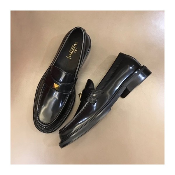 ❤발렌티노 남성 블랙 로퍼 - Valentino Mens Black Loafer - val407x