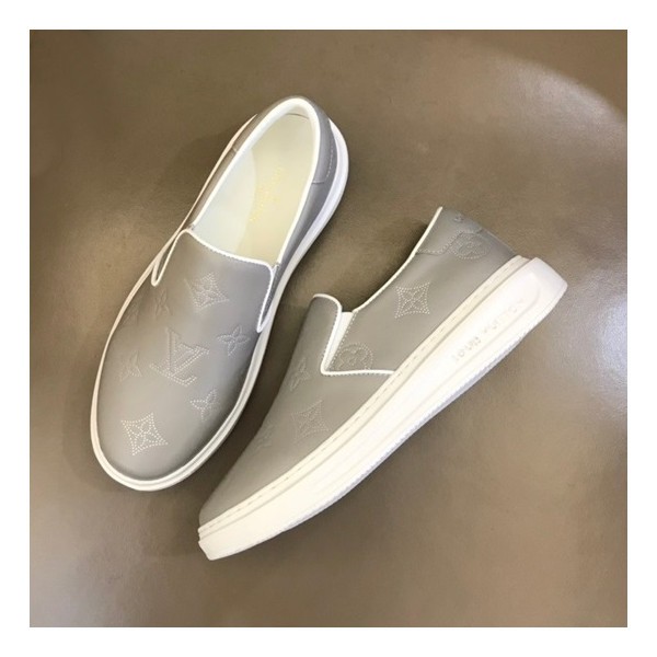 ❤루이비통 남성 모던 그레이 로퍼 - Louis vuitton Mens Gray Loafer - lv526x