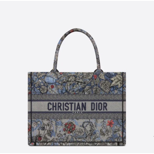 ❤디올 남/녀 블루 북토트 - Dior Unisex Blue Book Tote - di306x