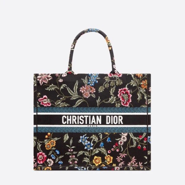 ❤디올 남/녀 블랙 북토트 - Dior Unisex Black Book Tote - di310x