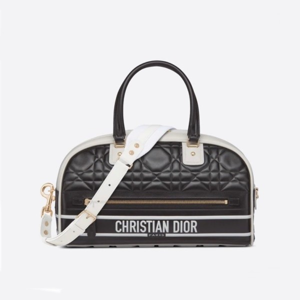 ❤디올 여성 블랙 볼링백 - Dior Womens Black Bowling Bag - di319x