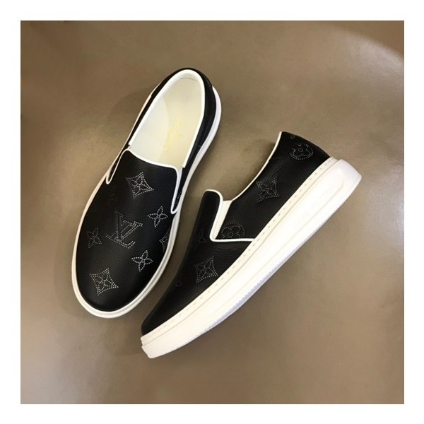 ❤루이비통 남성 모던 블랙 로퍼 - Louis vuitton Mens Black Loafer - lv544x