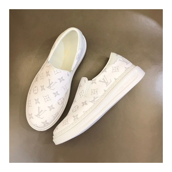 ❤루이비통 남성 모던 화이트 로퍼 - Louis vuitton Mens White Loafer - lv545x