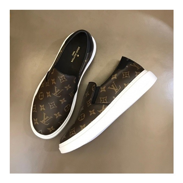 ❤루이비통 남성 모던 브라운 로퍼 - Louis vuitton Mens Brown Loafer - lv546x