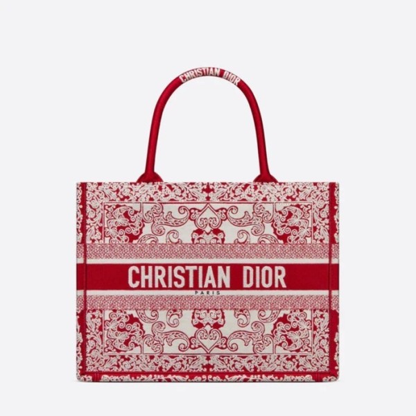 ❤디올 여성 레드 북토트 - Dior Womens Red Book Tote - di320x