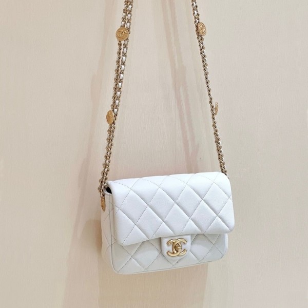 ❤샤넬 여성 화이트 체인백 - Chanel Womens White Cross Bag - ch70x