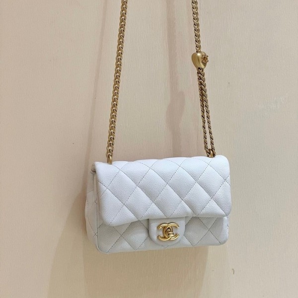❤샤넬 여성 화이트 체인백 - Chanel Womens White Cross Bag - ch73x