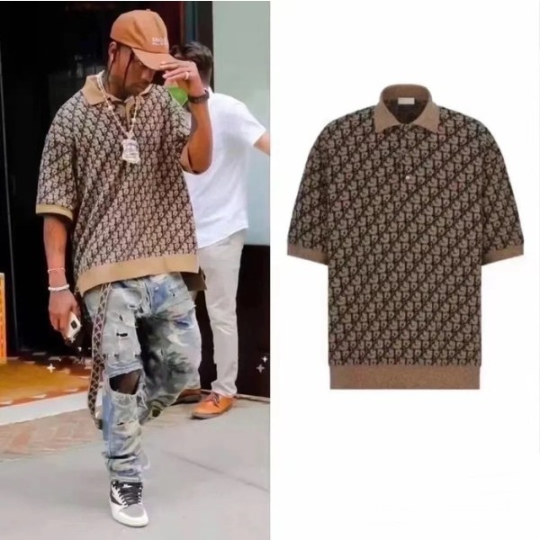 ❤디올 남성 카멜 폴로 반팔 셔츠 - Dior Mens Camel Half sleeved Tshirts - di329x