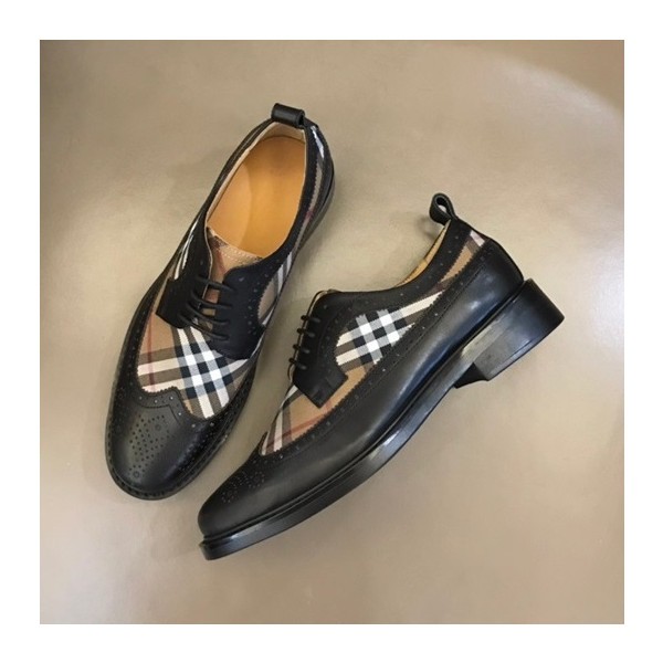 ❤버버리 남성 시그니처 블랙 로퍼 - Burberry Mens Black Loafer - bu117x
