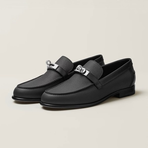 ❤에르메스 여성 시그니처 블랙 로퍼 - Hermes Womens Black Loafer - he77x