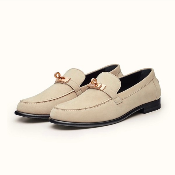 ❤에르메스 여성 시그니처 베이지 로퍼 - Hermes Womens Beige Loafer - he78x