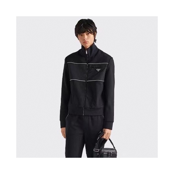 ❤프라다 남성 블랙 후드 자켓 - Prada Mens Black Jackets - pr338x