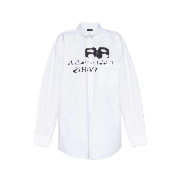 ❤발렌시아가 트렌디 남성 화이트 셔츠 - Balenciaga Mens White Tshirts - ba219x