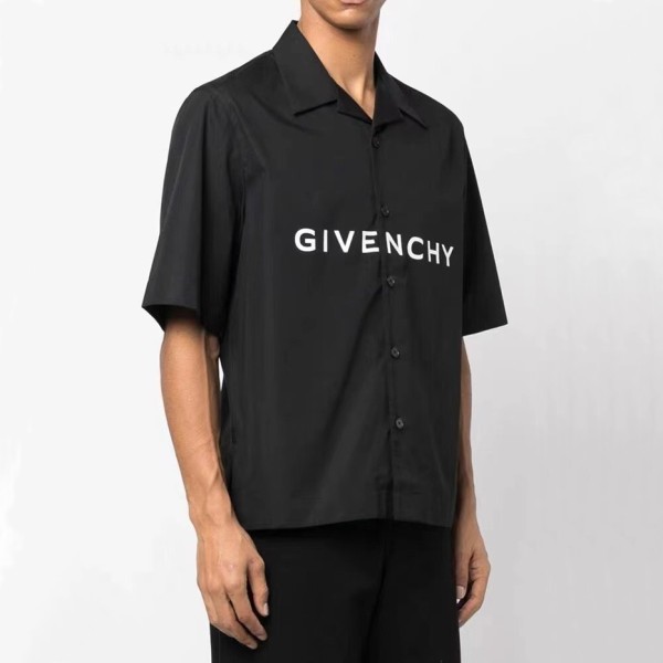 ❤지방시 남성 모던 블랙 반팔 셔츠 - Givenchy Mens Black Short-sleeved Tshirts - gi204x