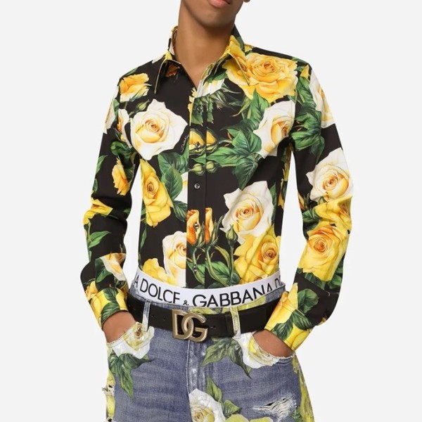❤돌체앤가바나 남성 옐로우 셔츠 - Dolce&Gabbana Mens Yellow Tshirts - do436x