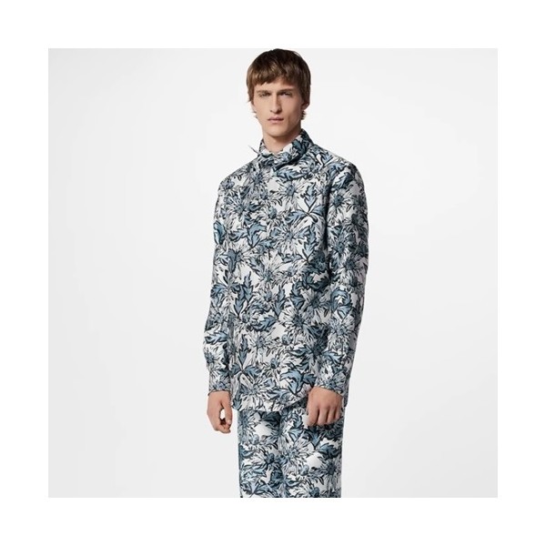 ❤루이비통 남성 블루 셔츠 - Louis vuitton Mens Blue Tshirts - lv667x