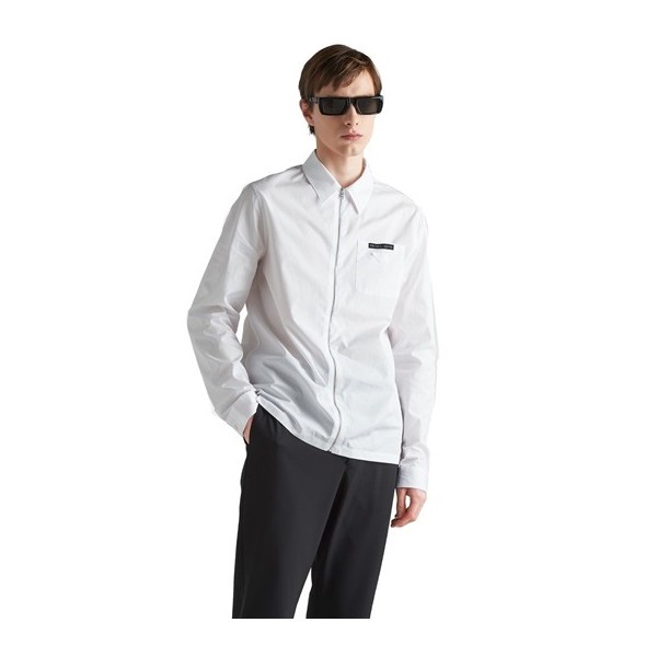 ❤프라다 남성 모던 화이트 셔츠 - Prada Mens White Tshirts - pr358x