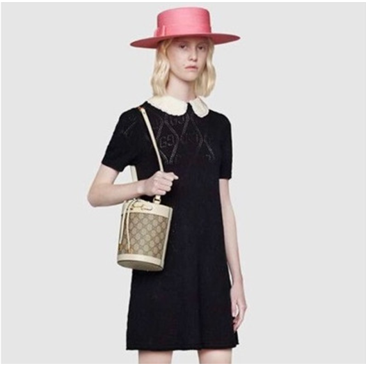 ❤구찌 여성 GG Supreme 화이트 버킷백 - Gucci Womens White Bucket Bag - gu432x