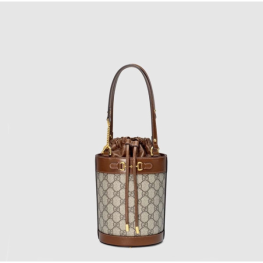 ❤구찌 여성 GG Supreme 브라운 버킷백 - Gucci Womens Brown Bucket Bag - gu433x
