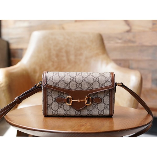 ❤구찌 여성 브라운 미니 홀스빗 폰백 - Gucci Womens Brown Mini Bag - gu519x