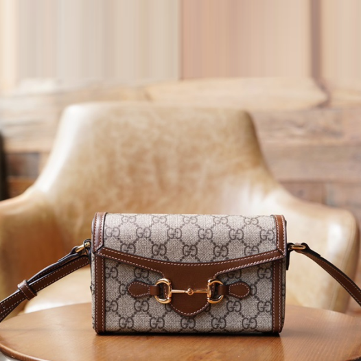 ❤구찌 여성 브라운 미니 홀스빗 폰백 - Gucci Womens Brown Mini Bag - gu519x