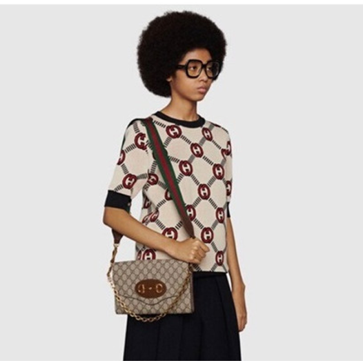 ❤구찌 여성 브라운 홀스빗 플랩 백 - Gucci Womens Brown Flap Bag - gu520x